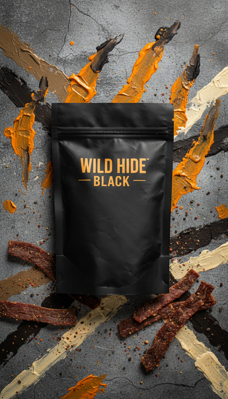 Wild Hide Black peppercorn beef jerky